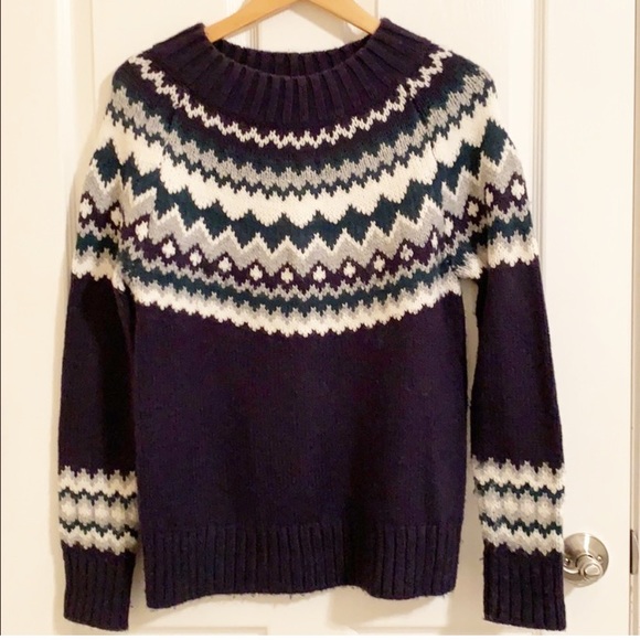 Banana Republic Sweaters - BANANA REPUBLIC FAIR ISLE SWEATER